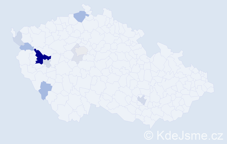 Příjmení: 'Fleisnerová', počet výskytů 30 v celé ČR