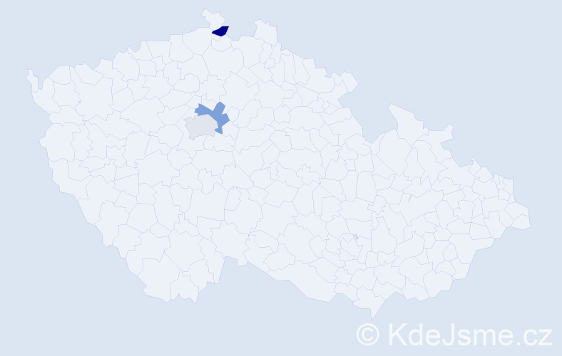 Příjmení: 'Paserinová', počet výskytů 3 v celé ČR
