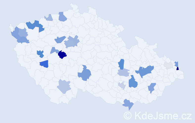 Příjmení: 'Reis', počet výskytů 82 v celé ČR