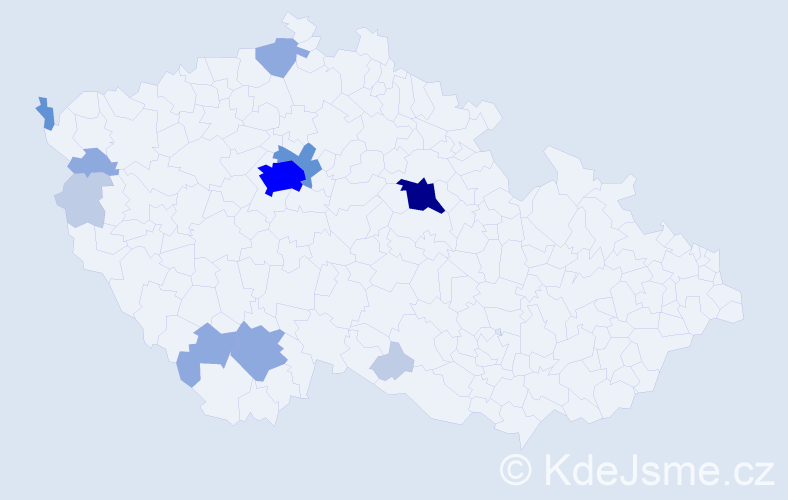 Příjmení: 'Lomnická', počet výskytů 36 v celé ČR