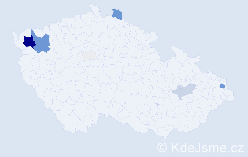 Příjmení: 'Chlebušová', počet výskytů 17 v celé ČR