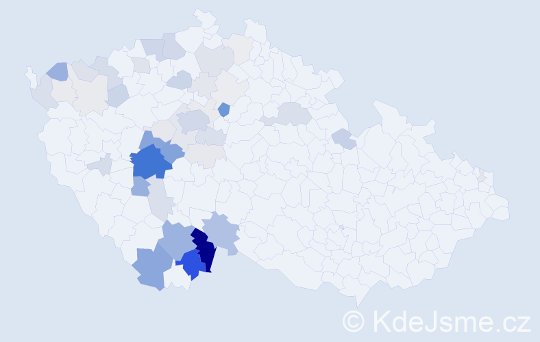 Příjmení: 'Kalátová', počet výskytů 184 v celé ČR