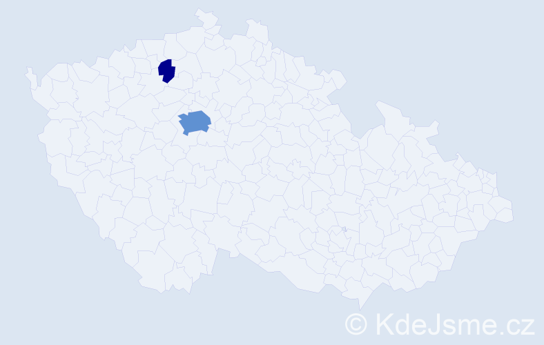 Příjmení: 'Quastová', počet výskytů 11 v celé ČR