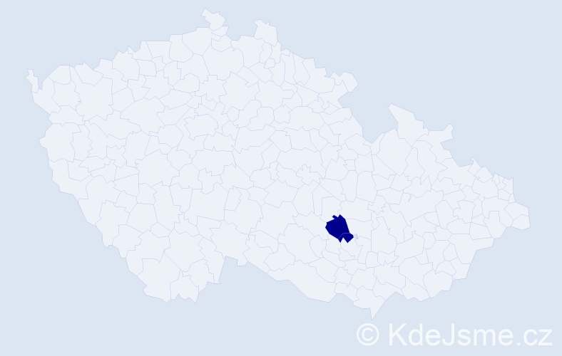 Příjmení: 'Baraš', počet výskytů 6 v celé ČR