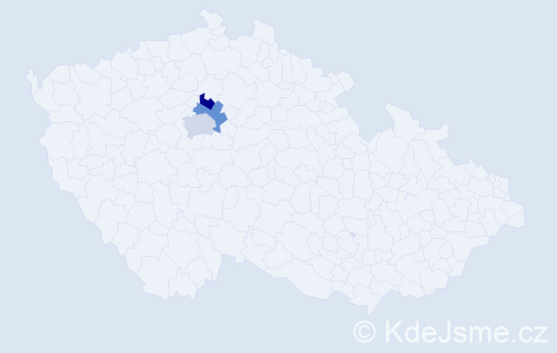 Příjmení: 'Blecherová', počet výskytů 7 v celé ČR