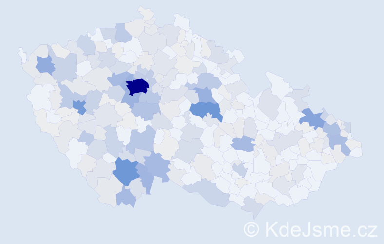 Příjmení: 'Korbelová', počet výskytů 1041 v celé ČR