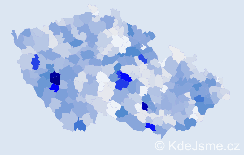 Příjmení: 'Šrámková', počet výskytů 3298 v celé ČR