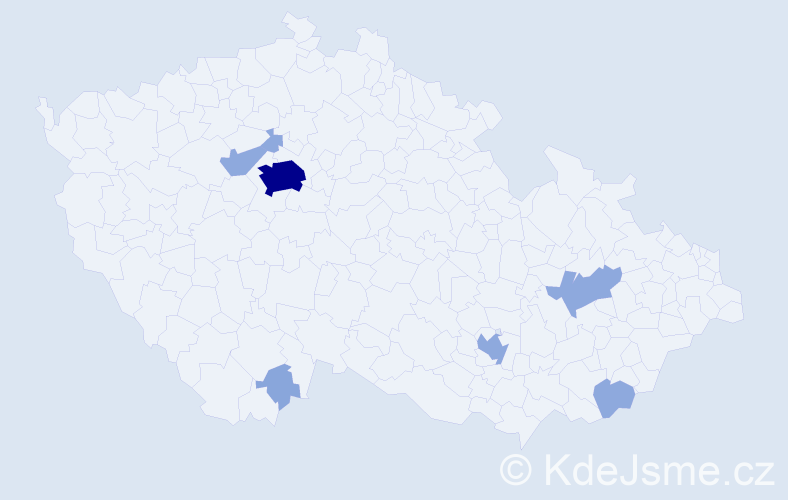 Příjmení: 'Cox', počet výskytů 16 v celé ČR