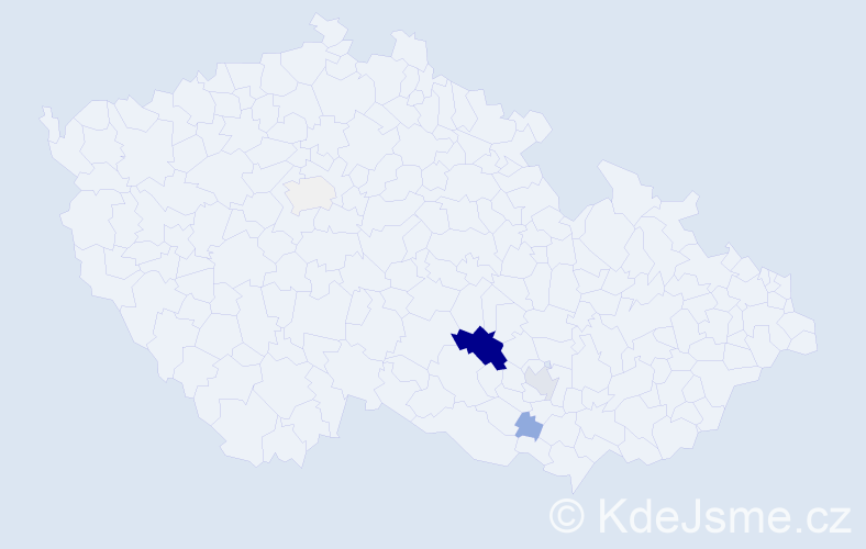 Příjmení: 'Geisselreiterová', počet výskytů 19 v celé ČR
