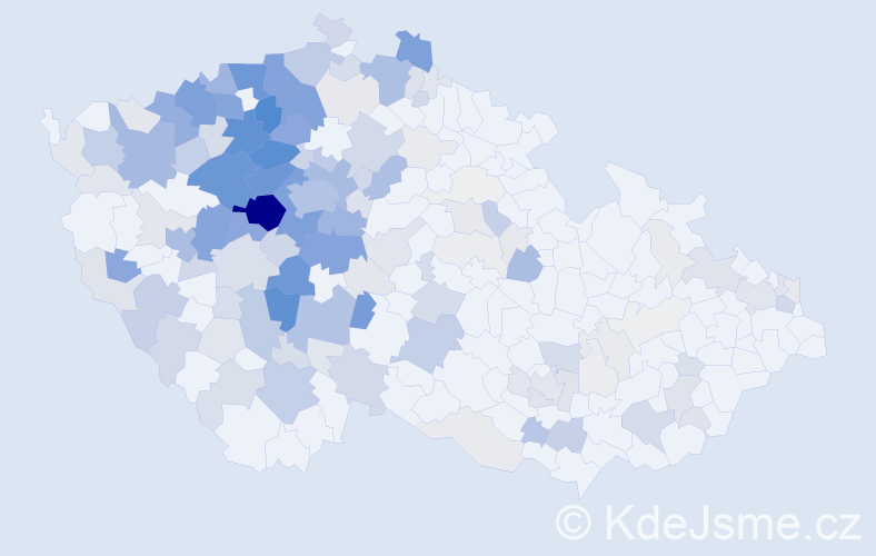 Příjmení: 'Prošek', počet výskytů 902 v celé ČR