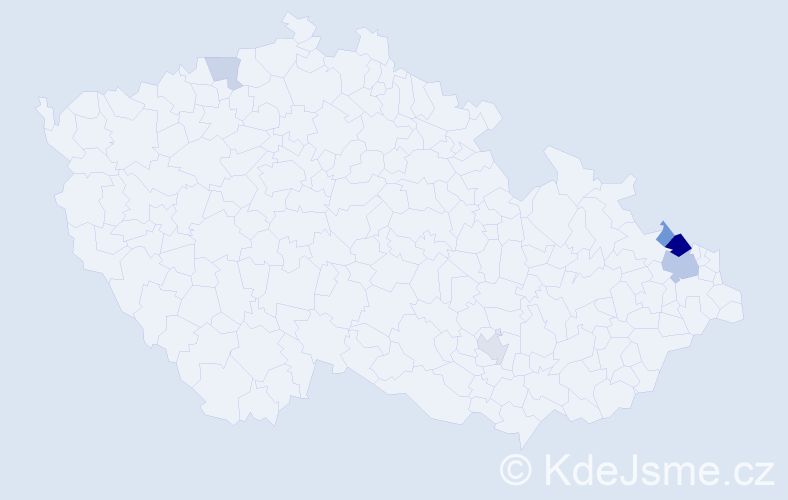 Příjmení: 'Thiemel', počet výskytů 41 v celé ČR