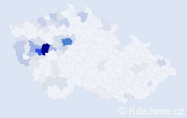 Příjmení: 'Krocová', počet výskytů 312 v celé ČR