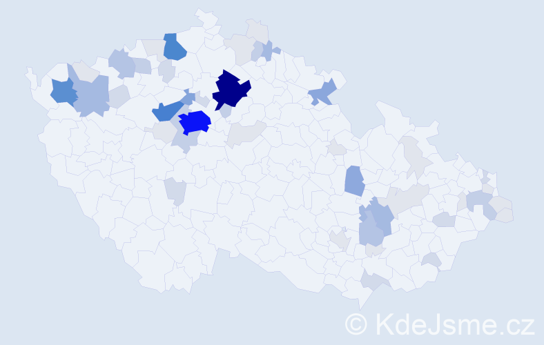 Příjmení: 'Fečo', počet výskytů 195 v celé ČR
