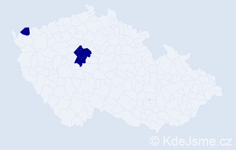 Příjmení: 'Čišková', počet výskytů 3 v celé ČR