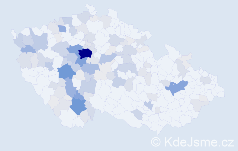 Příjmení: 'Slepička', počet výskytů 437 v celé ČR