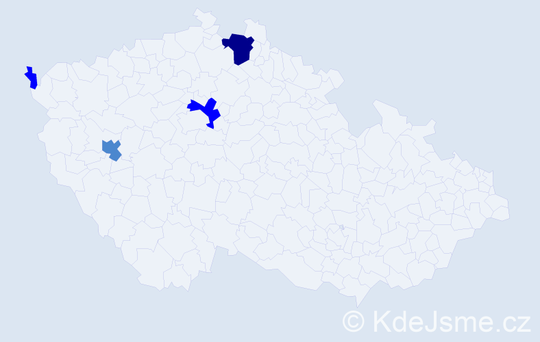 Příjmení: 'Servinská', počet výskytů 8 v celé ČR