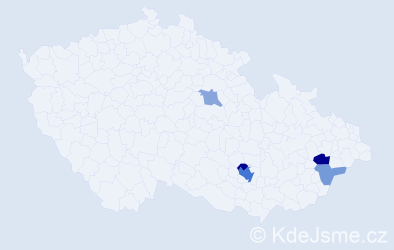 Příjmení: 'Gehringer', počet výskytů 11 v celé ČR