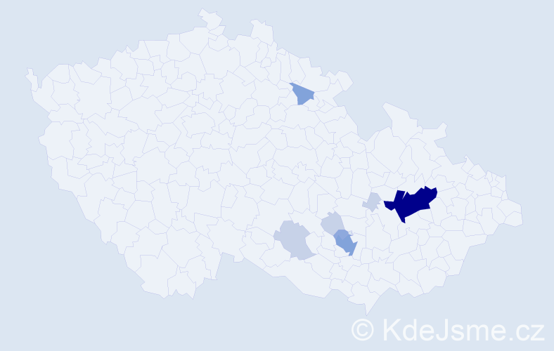 Příjmení: 'Kirschbaum', počet výskytů 23 v celé ČR