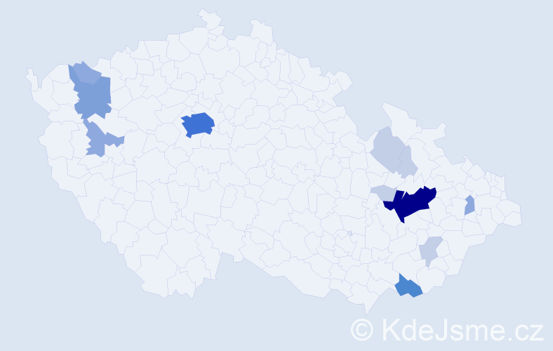 Příjmení: 'Malúš', počet výskytů 35 v celé ČR