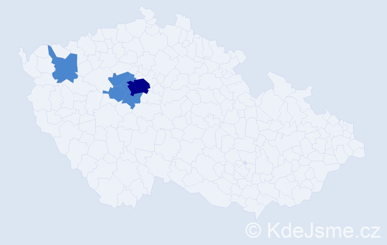 Příjmení: 'Bäumelová', počet výskytů 7 v celé ČR