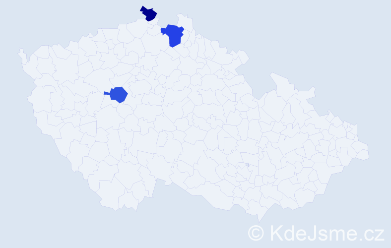 Příjmení: 'Buchholz', počet výskytů 4 v celé ČR