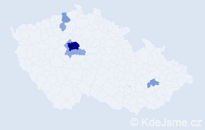 Příjmení: 'Sottner', počet výskytů 14 v celé ČR