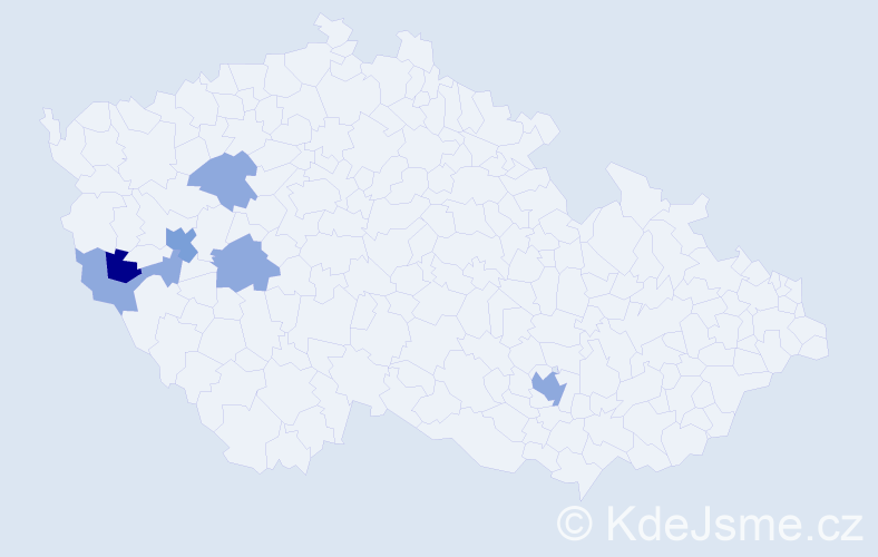 Příjmení: 'Taubenhanslová', počet výskytů 14 v celé ČR