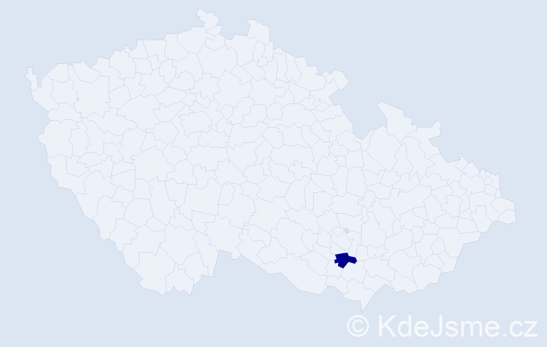 Příjmení: 'Nweke', počet výskytů 1 v celé ČR