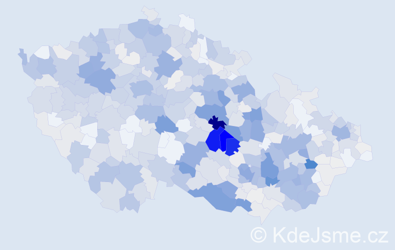 Příjmení: 'Gregorová', počet výskytů 2818 v celé ČR