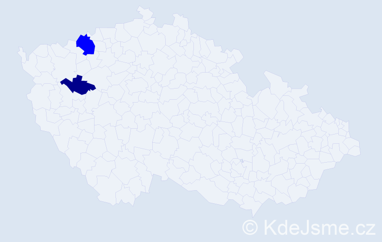 Příjmení: 'Yaroshyk', počet výskytů 3 v celé ČR