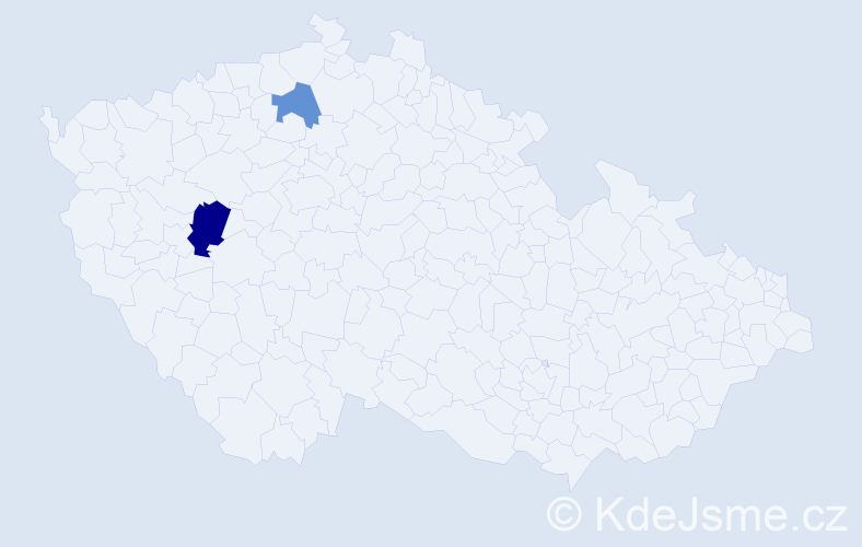 Příjmení: 'Horyachko', počet výskytů 3 v celé ČR