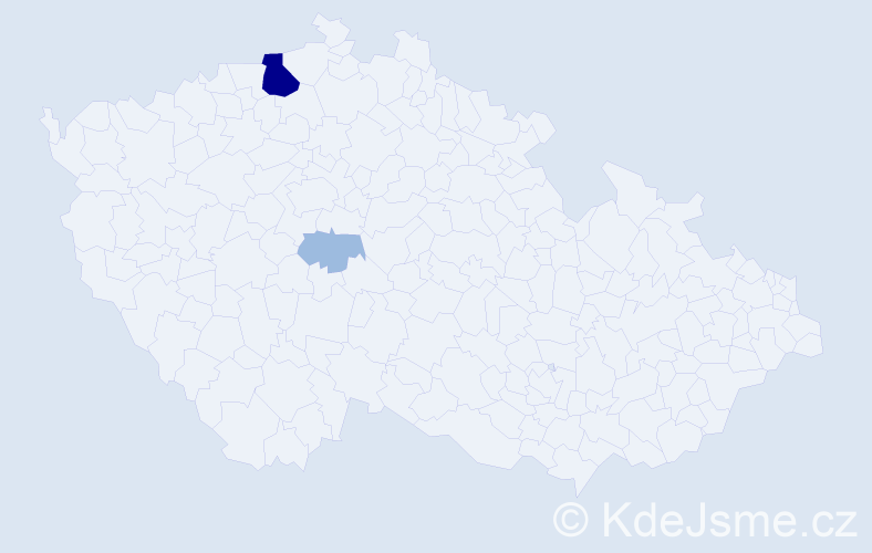 Příjmení: 'Mukenschnabel', počet výskytů 5 v celé ČR