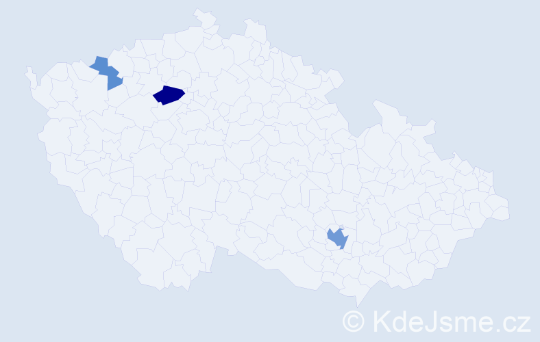 Příjmení: 'Alscher', počet výskytů 7 v celé ČR
