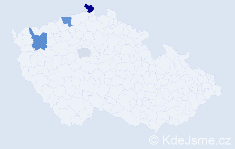 Příjmení: 'Dorokhova', počet výskytů 4 v celé ČR