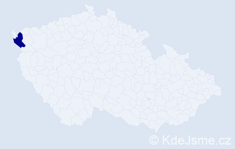 Příjmení: 'Krüglstein', počet výskytů 1 v celé ČR