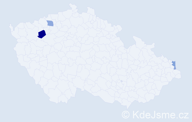 Příjmení: 'Valenteje', počet výskytů 12 v celé ČR
