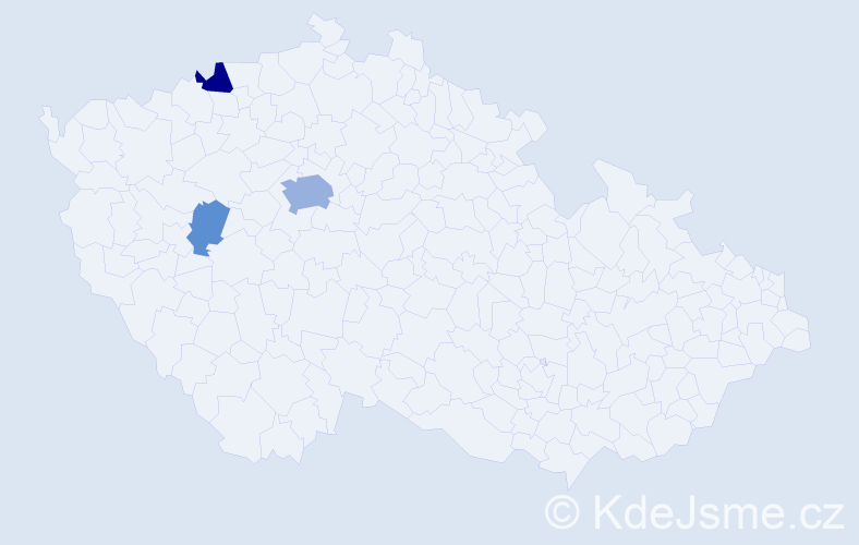 Příjmení: 'Ivasienko', počet výskytů 9 v celé ČR