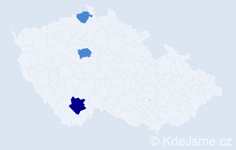 Příjmení: 'Kolodzej', počet výskytů 8 v celé ČR