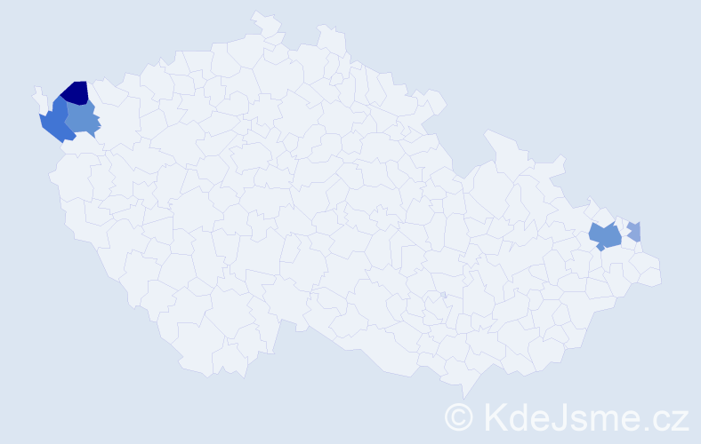 Příjmení: 'Harbistová', počet výskytů 11 v celé ČR