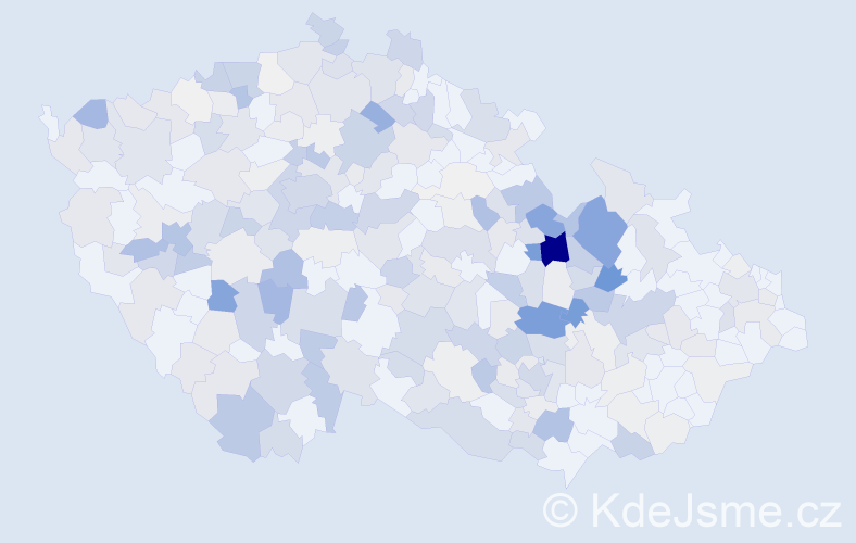 Příjmení: 'Hejl', počet výskytů 1058 v celé ČR