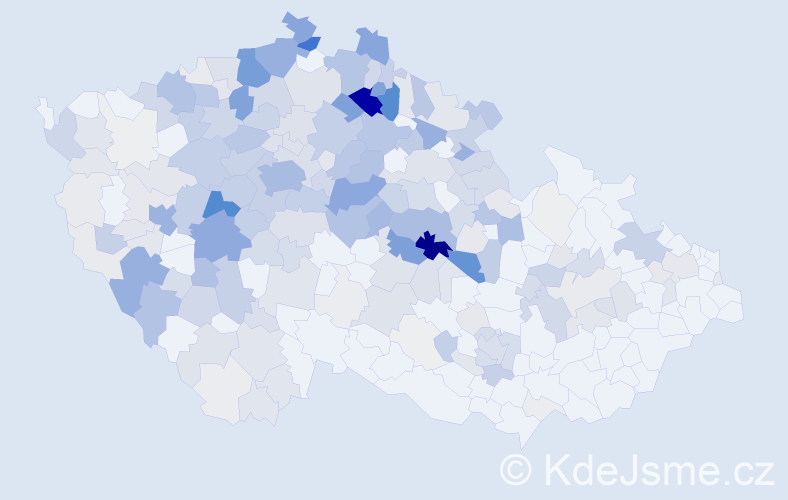 Příjmení: 'Hejduk', počet výskytů 1006 v celé ČR