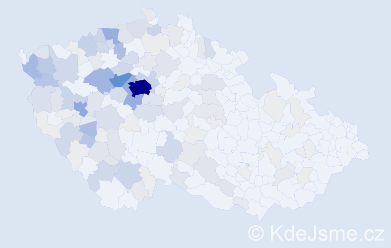 Příjmení: 'Větrovec', počet výskytů 473 v celé ČR