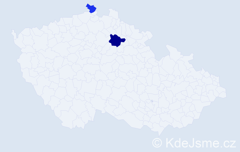 Příjmení: 'Nanáčiková', počet výskytů 3 v celé ČR