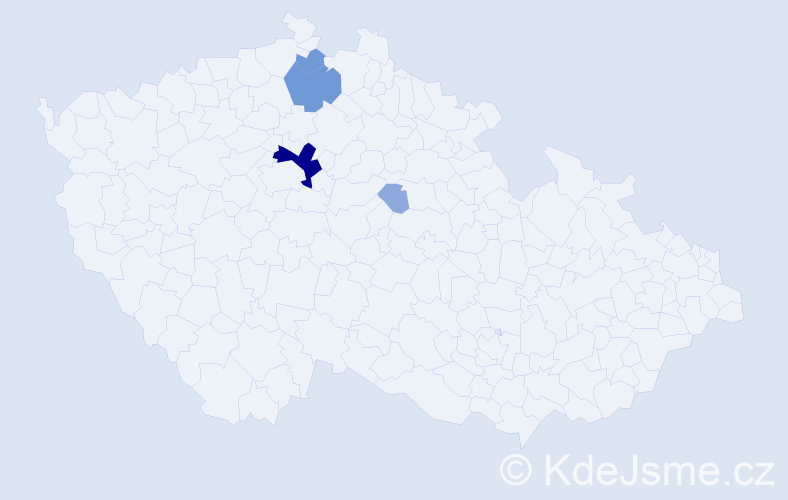 Příjmení: 'Kostenko', počet výskytů 11 v celé ČR