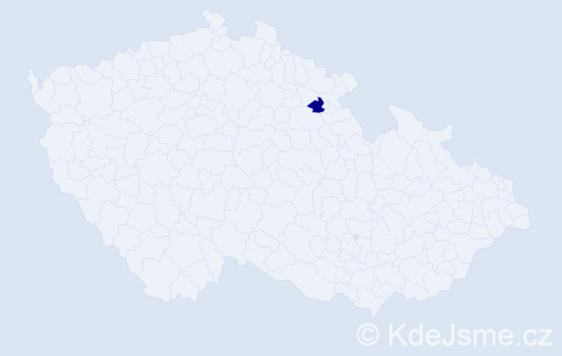 Příjmení: 'Basalyga', počet výskytů 1 v celé ČR