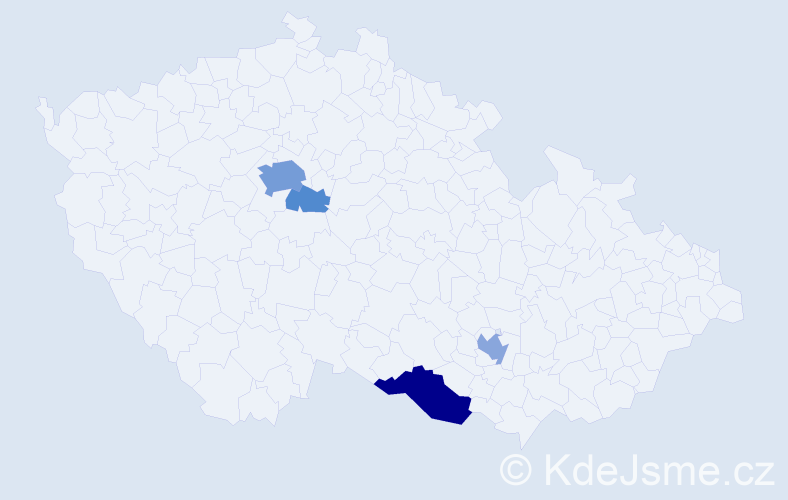 Příjmení: 'Nasr', počet výskytů 14 v celé ČR