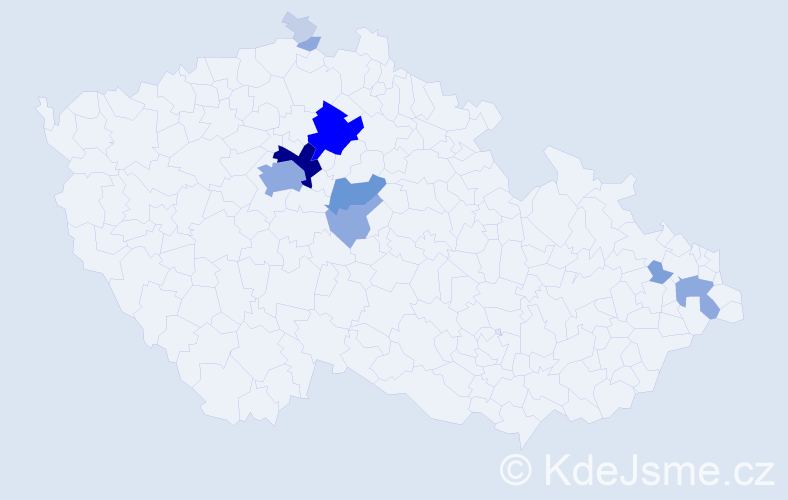 Příjmení: 'Abíková', počet výskytů 35 v celé ČR