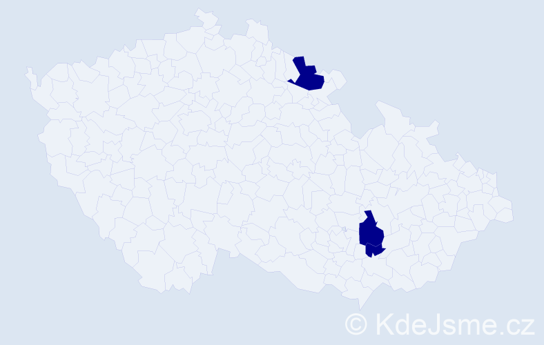 Příjmení: 'Solnica', počet výskytů 6 v celé ČR