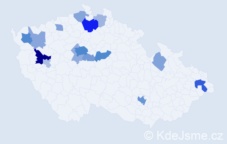 Příjmení: 'Phillips', počet výskytů 45 v celé ČR