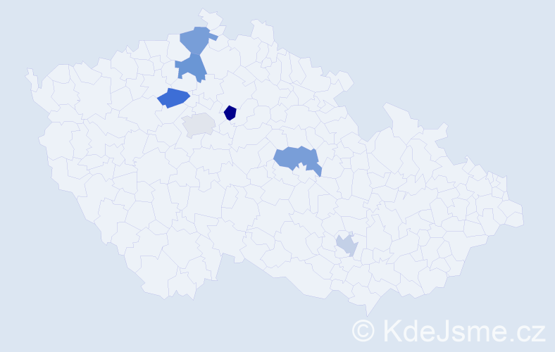 Příjmení: 'Galchuk', počet výskytů 7 v celé ČR